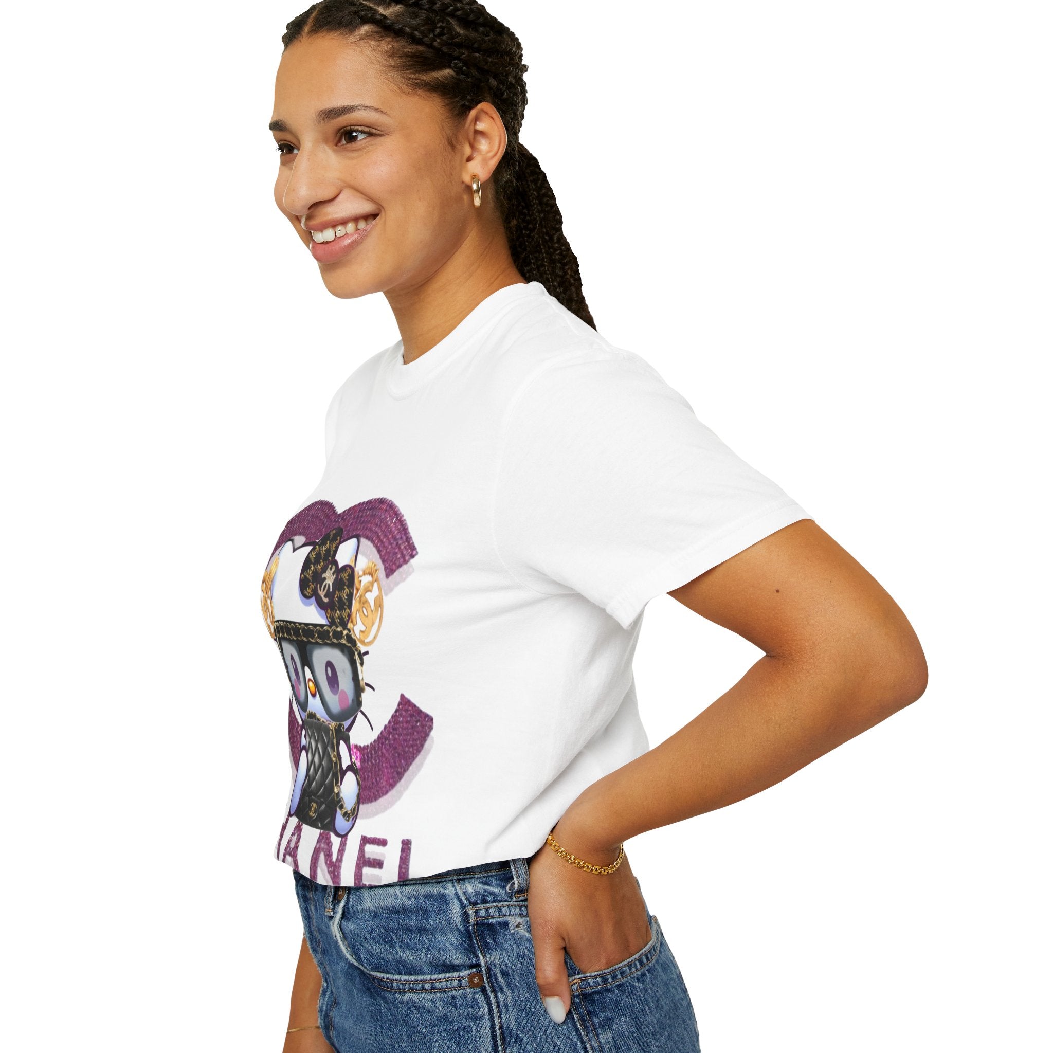Team Diva Collection |Hello Kitty Chanel-Inspired T-Shirt