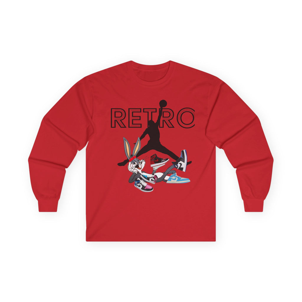 Retro Jump x Bugs Long Sleeve Tee — ’Retro’ Sneaker Mashup Shirt