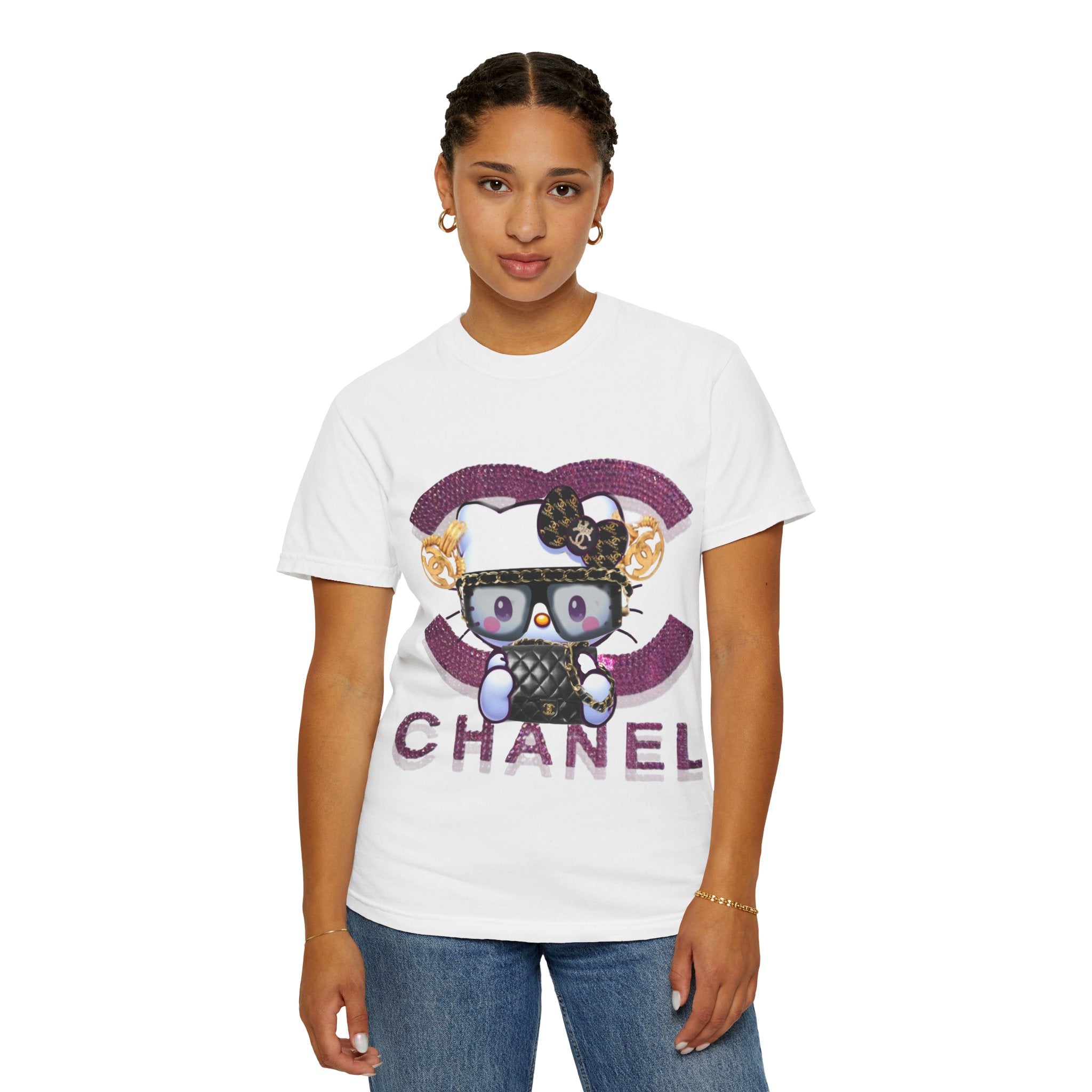 Team Diva Collection |Hello Kitty Chanel-Inspired T-Shirt