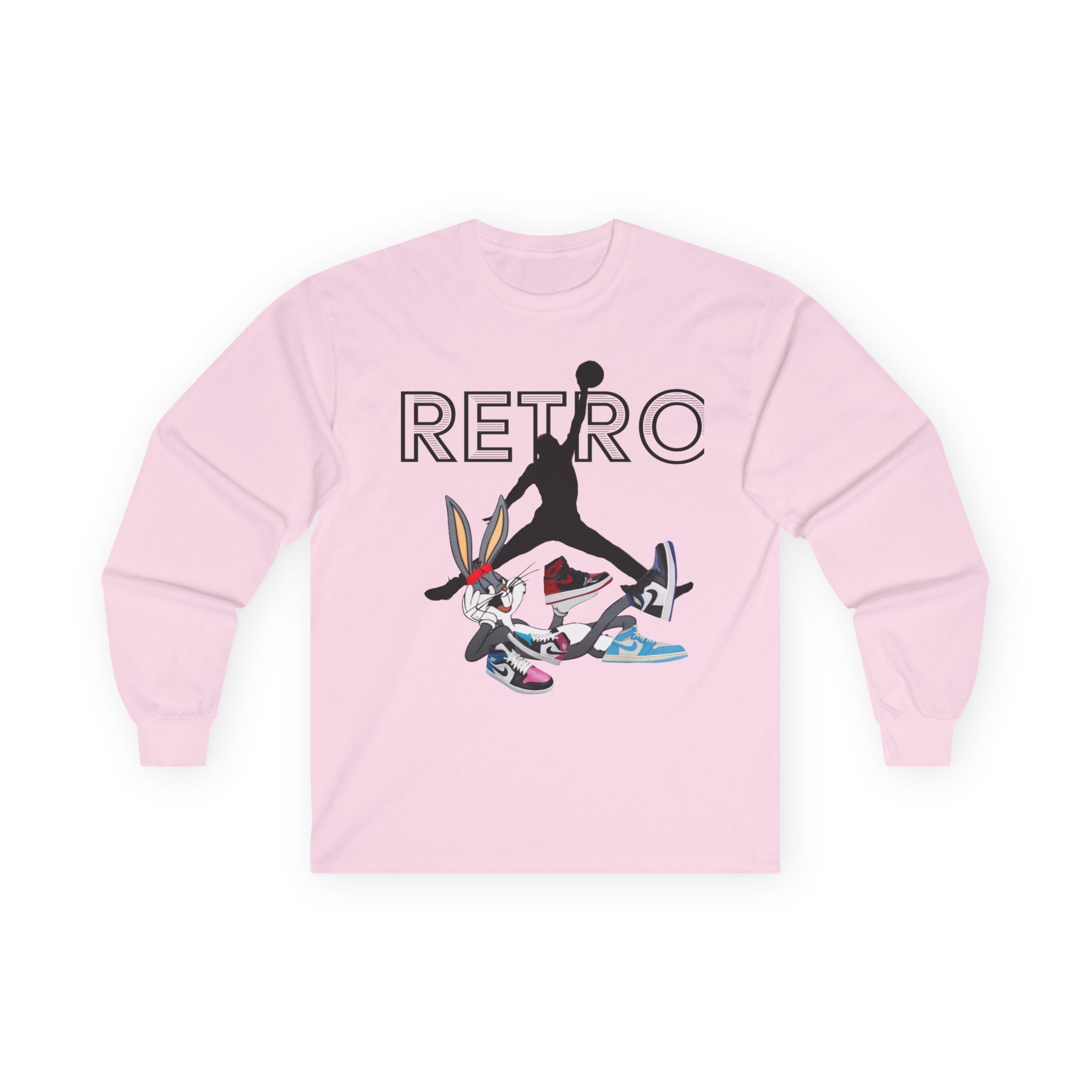 Retro Jump x Bugs Long Sleeve Tee — ’Retro’ Sneaker Mashup Shirt