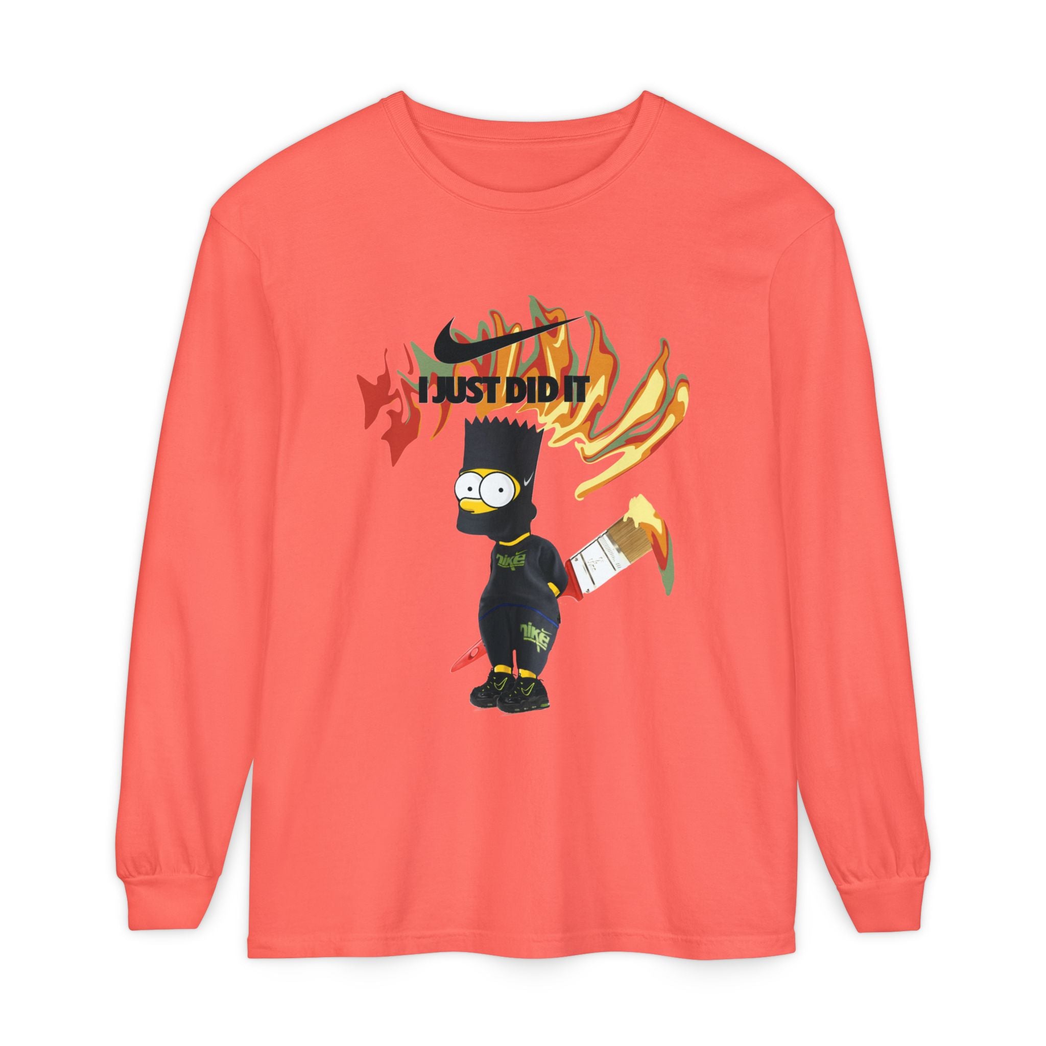 Bad Boy Collection Graphic Long Sleeve Tee — "I Just Did It" Streetwear