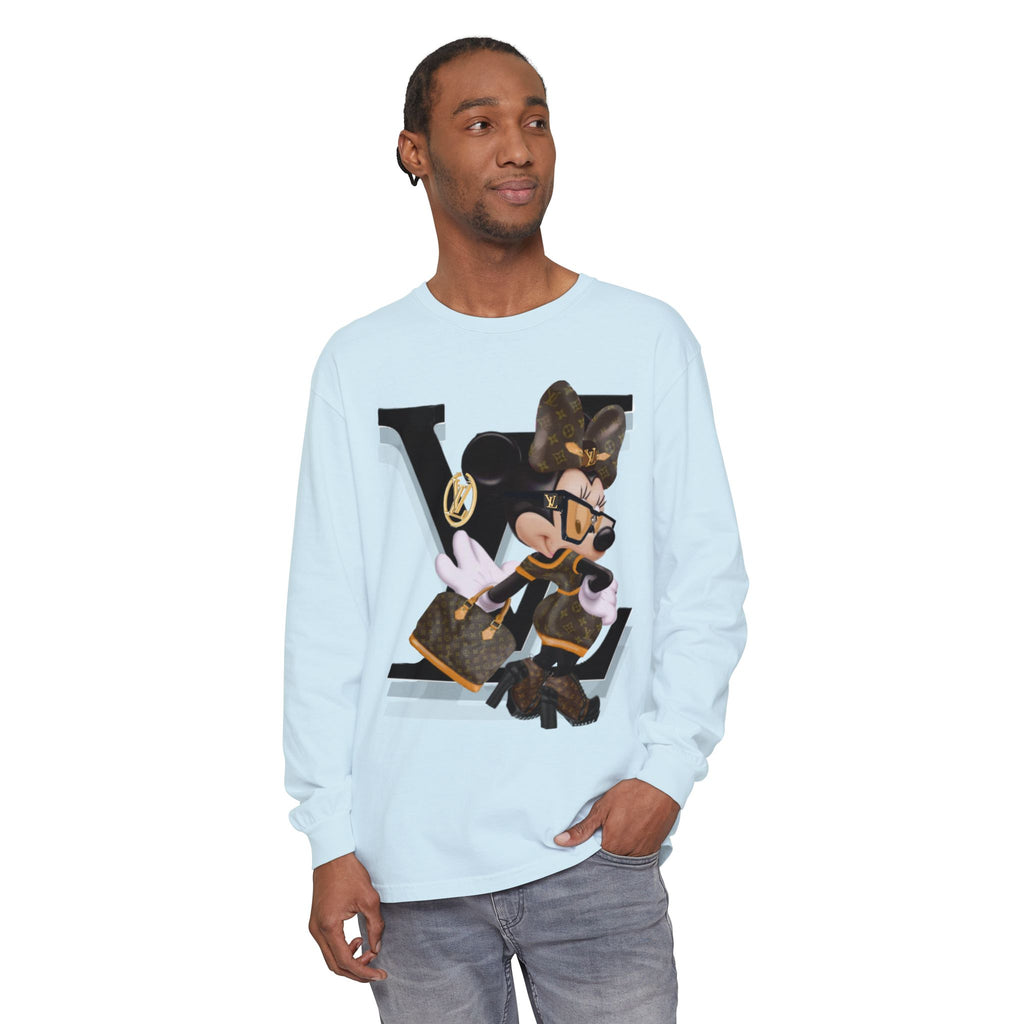 Maxi Mouse Designer Logo Long Sleeve Tee| Team Diva