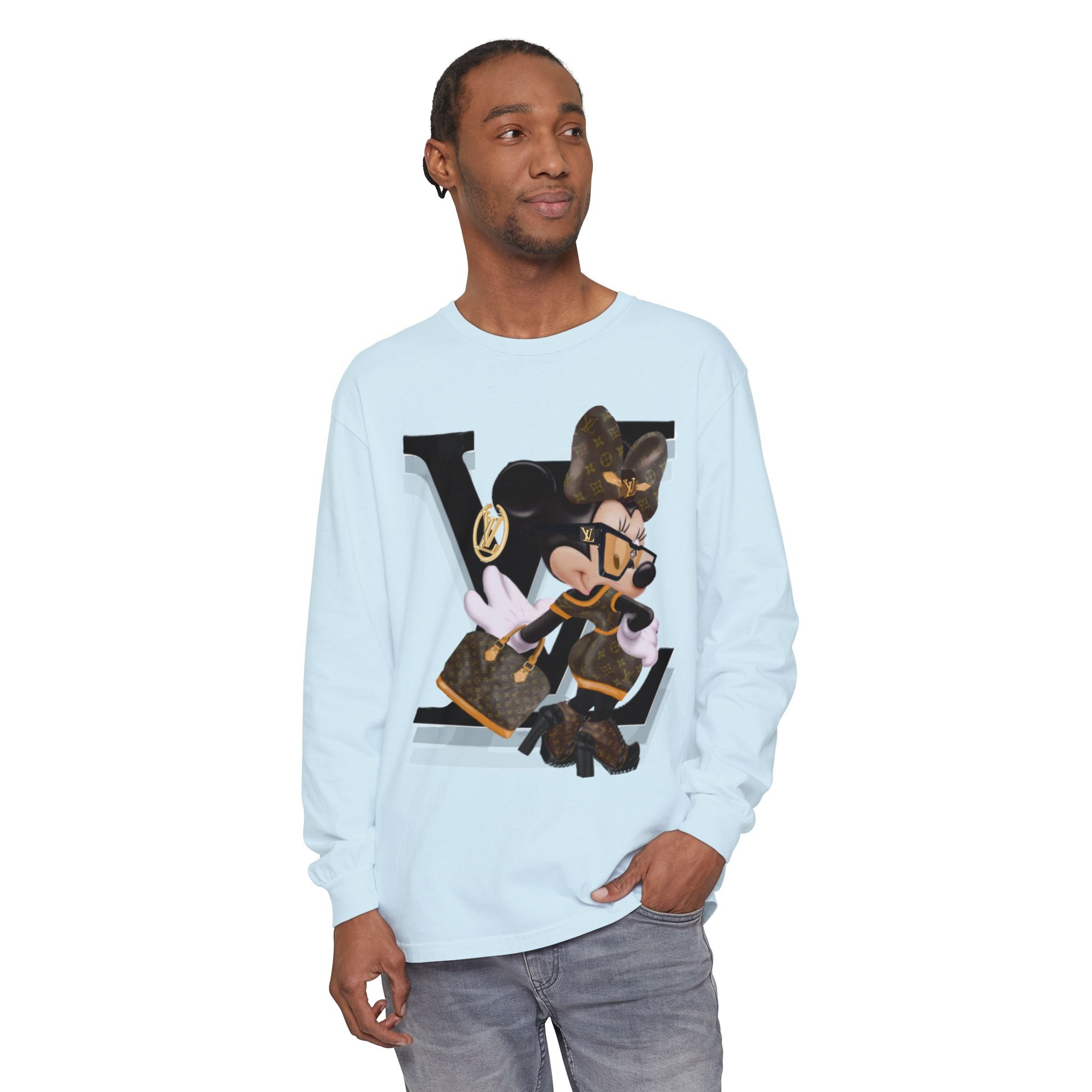 Maxi Mouse Designer Logo Long Sleeve Tee| Team Diva