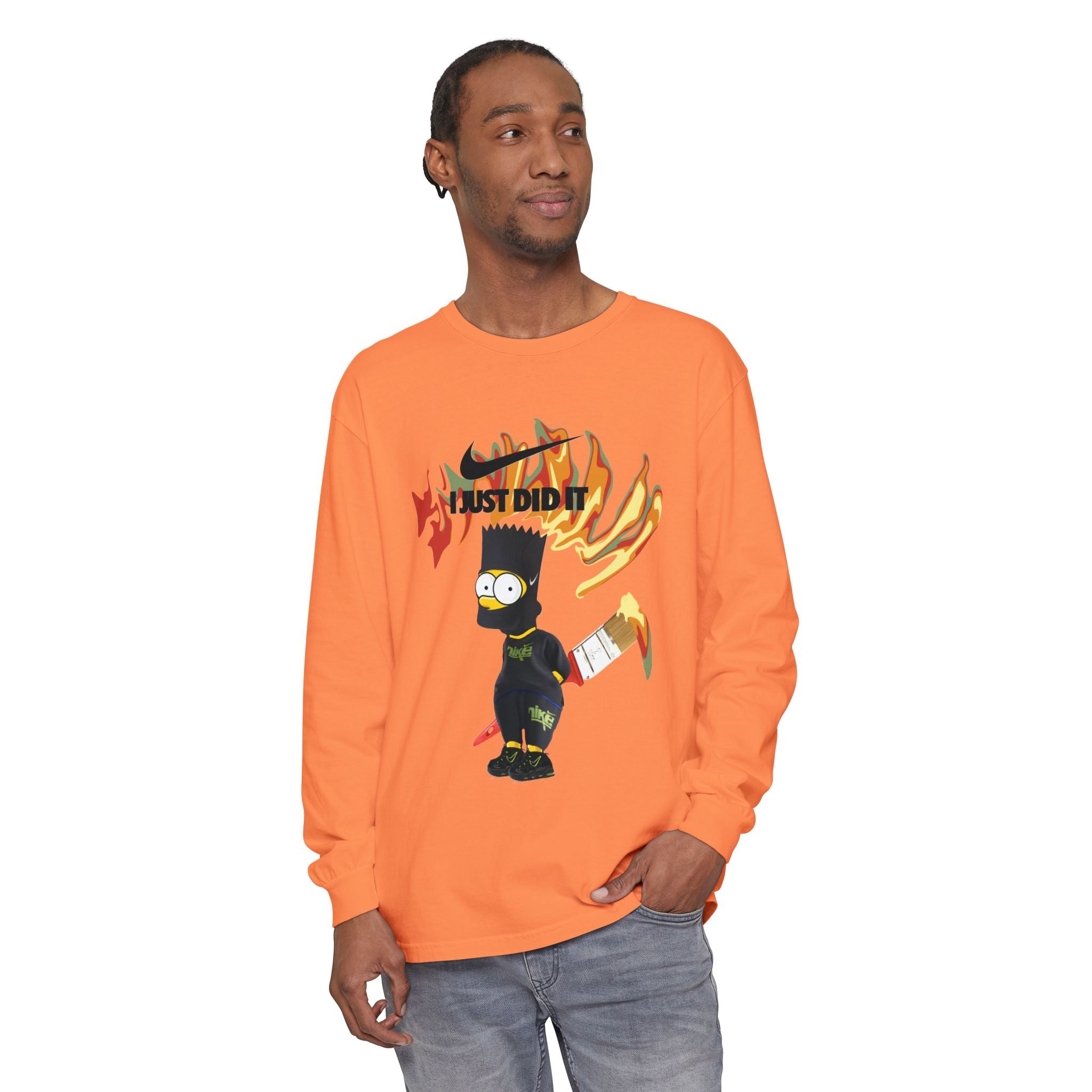 Bad Boy Collection Graphic Long Sleeve Tee — "I Just Did It" Streetwear