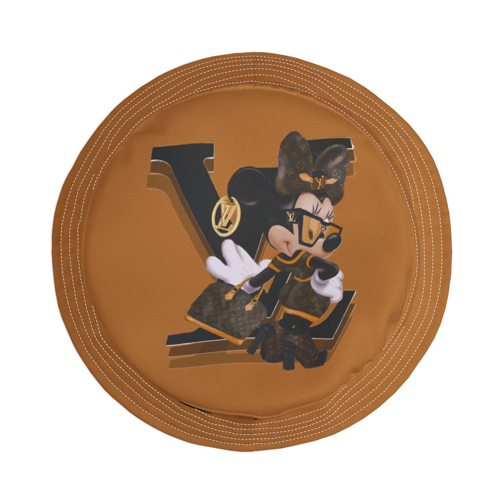 LV Maxi Mouse Bucket Hat — Team Diva Brown Bucket Hat