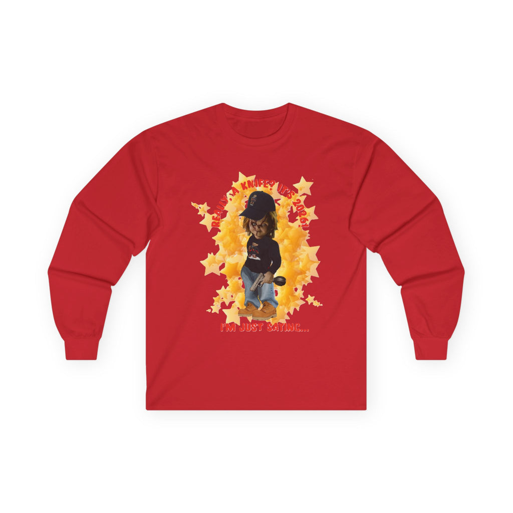 Bad Boy Collection Long Sleeve Tee — 2026 "I'm Just Saying" Casual Graphic Tee