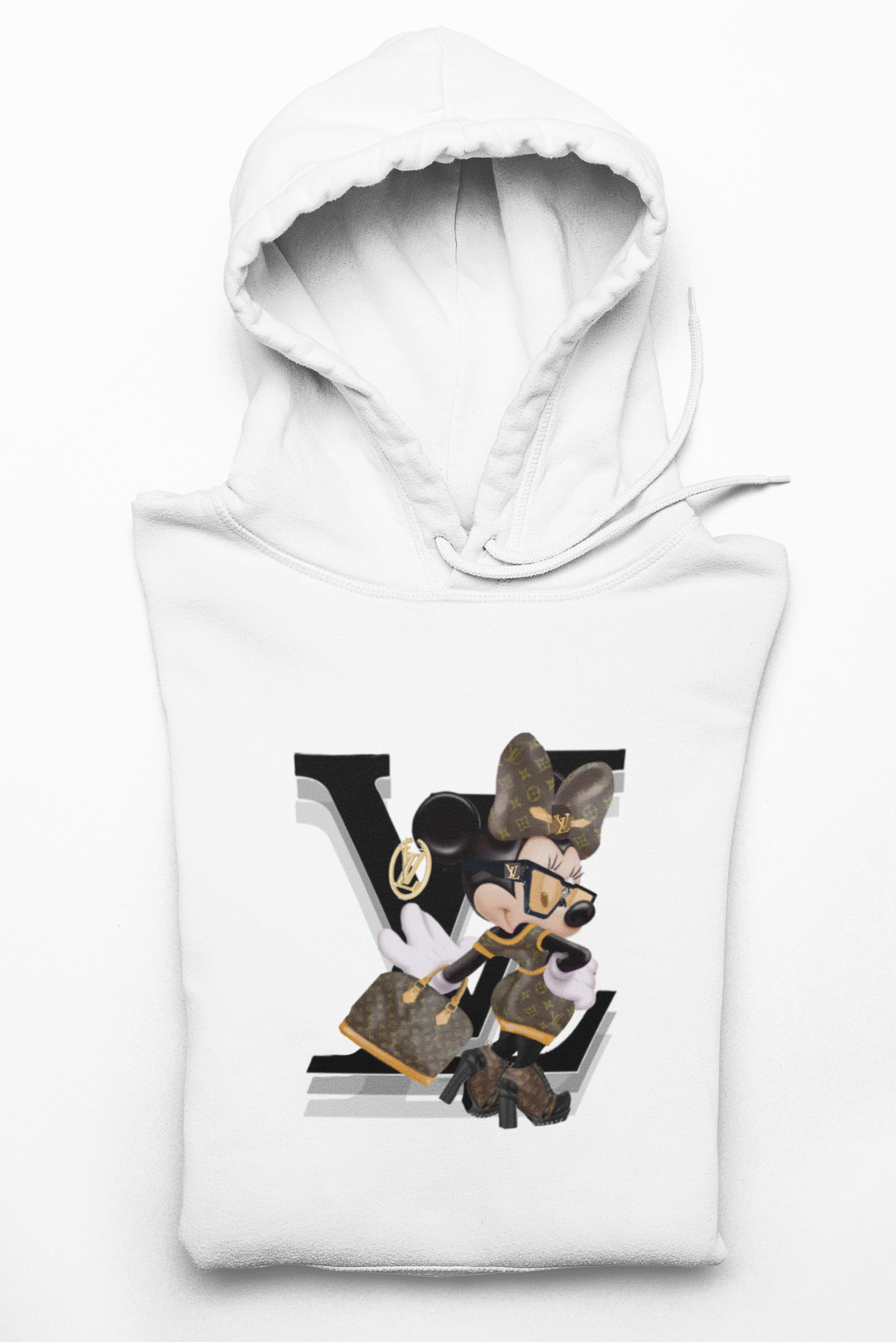 LV Maxi Mouse Hoodie — Stylish Graphic Animal Initial Sweatshirt