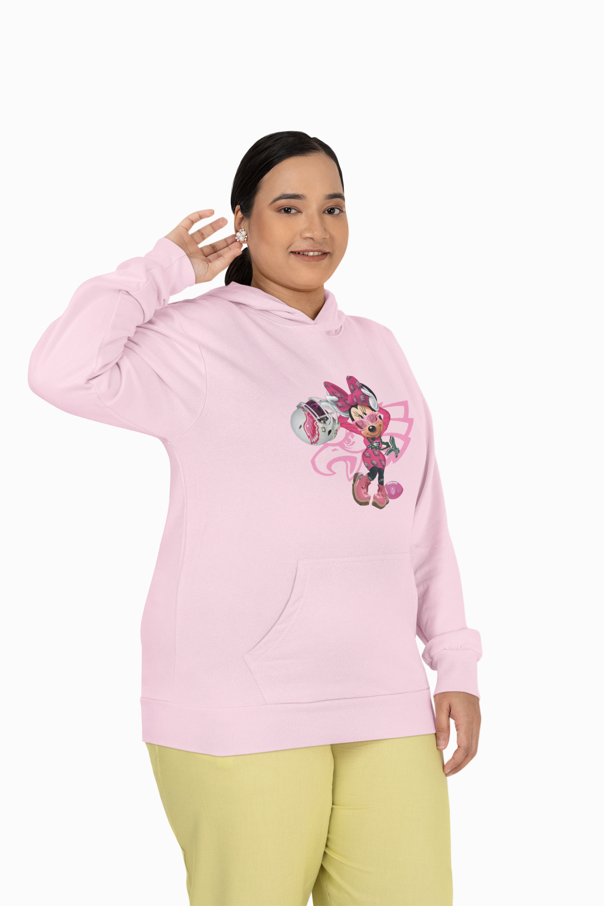 Eagles Diva Custom  Hoodie – Cute Mascot Graphic Pullover