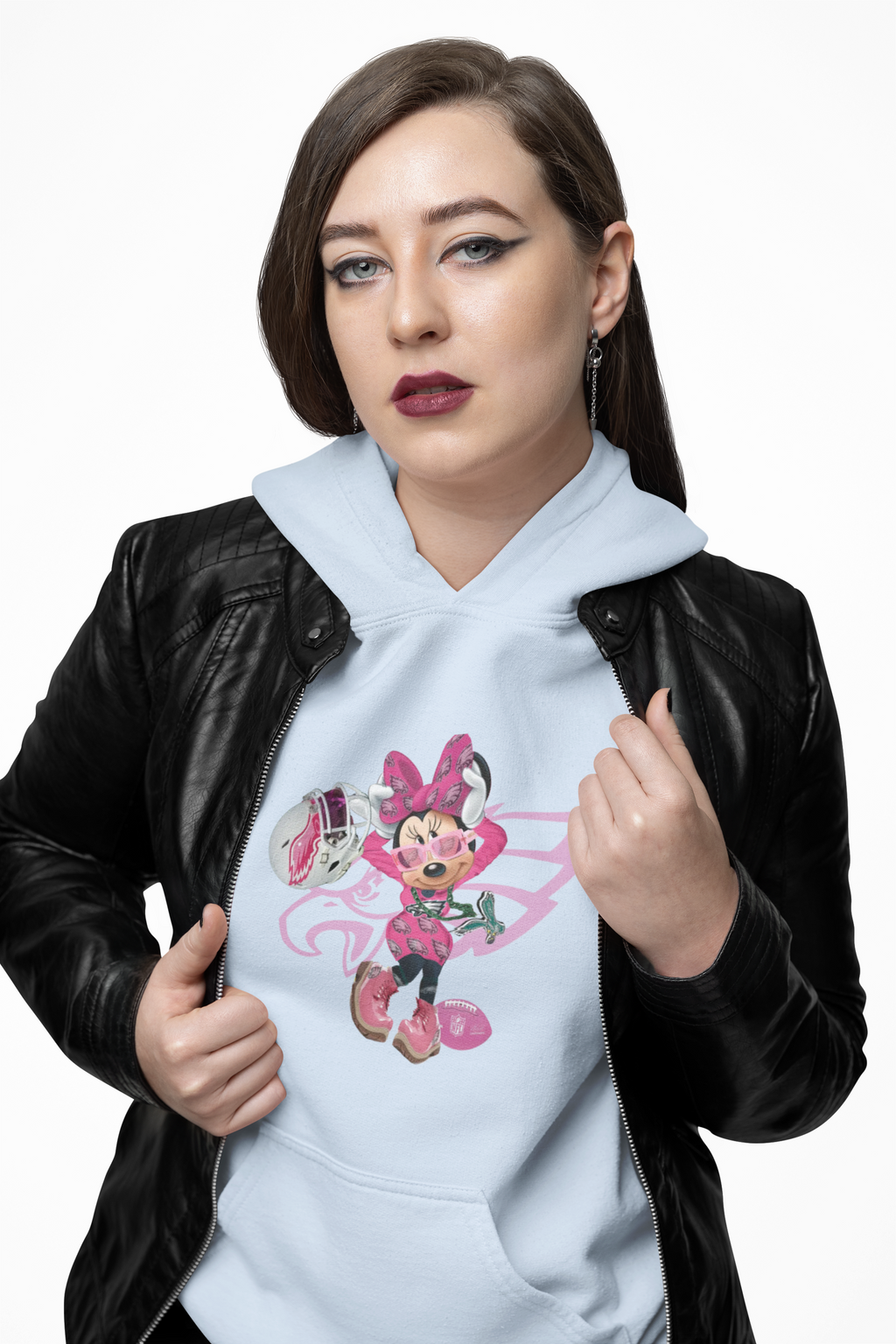 Eagles Diva Custom  Hoodie – Cute Mascot Graphic Pullover