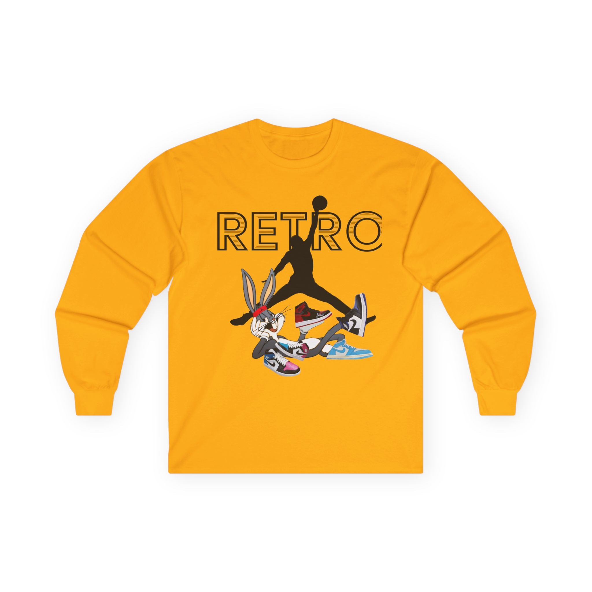 Retro Jump x Bugs Long Sleeve Tee — ’Retro’ Sneaker Mashup Shirt