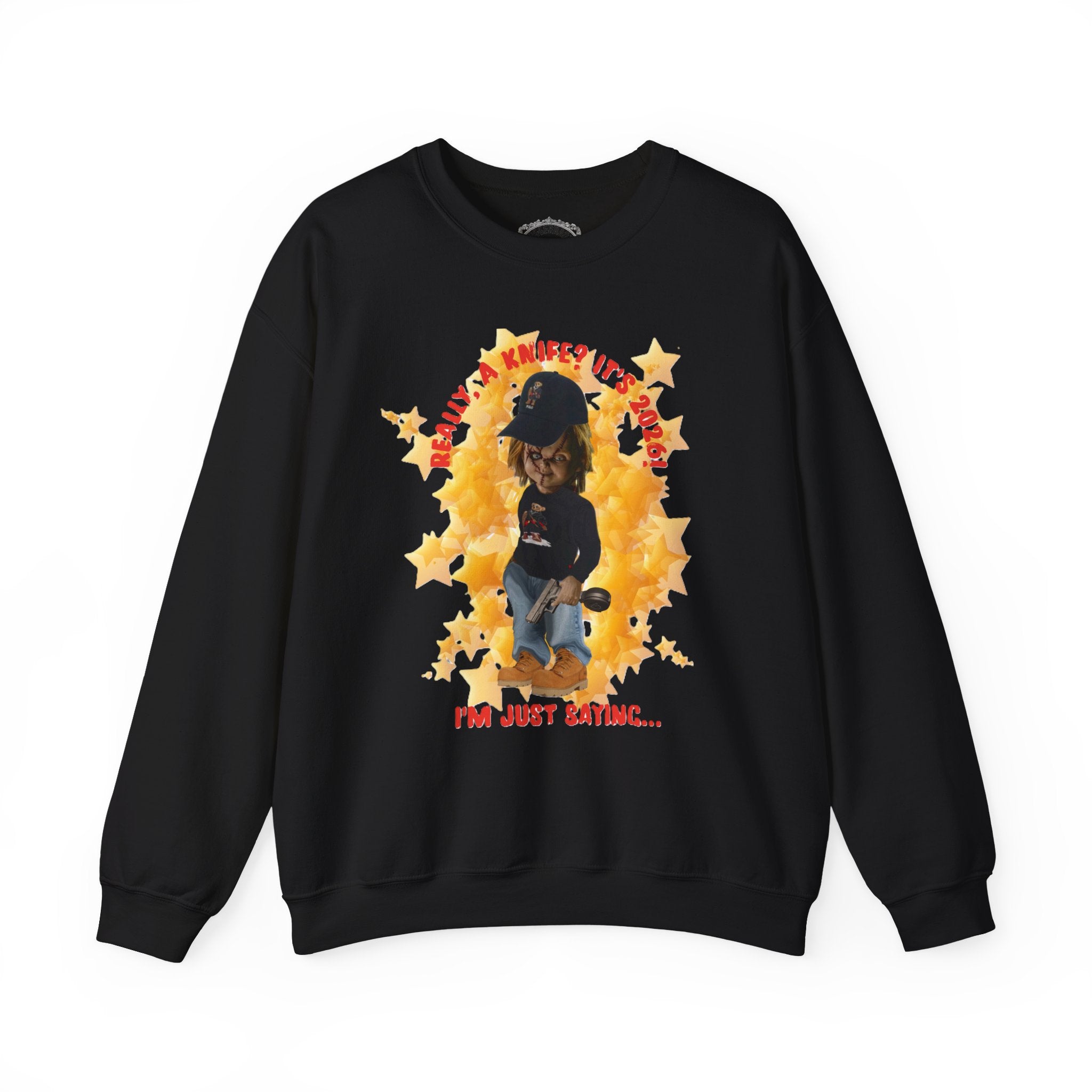 Bad Boy Collection Sweatshirt —2026 ' I'm Just Saying' Graphic