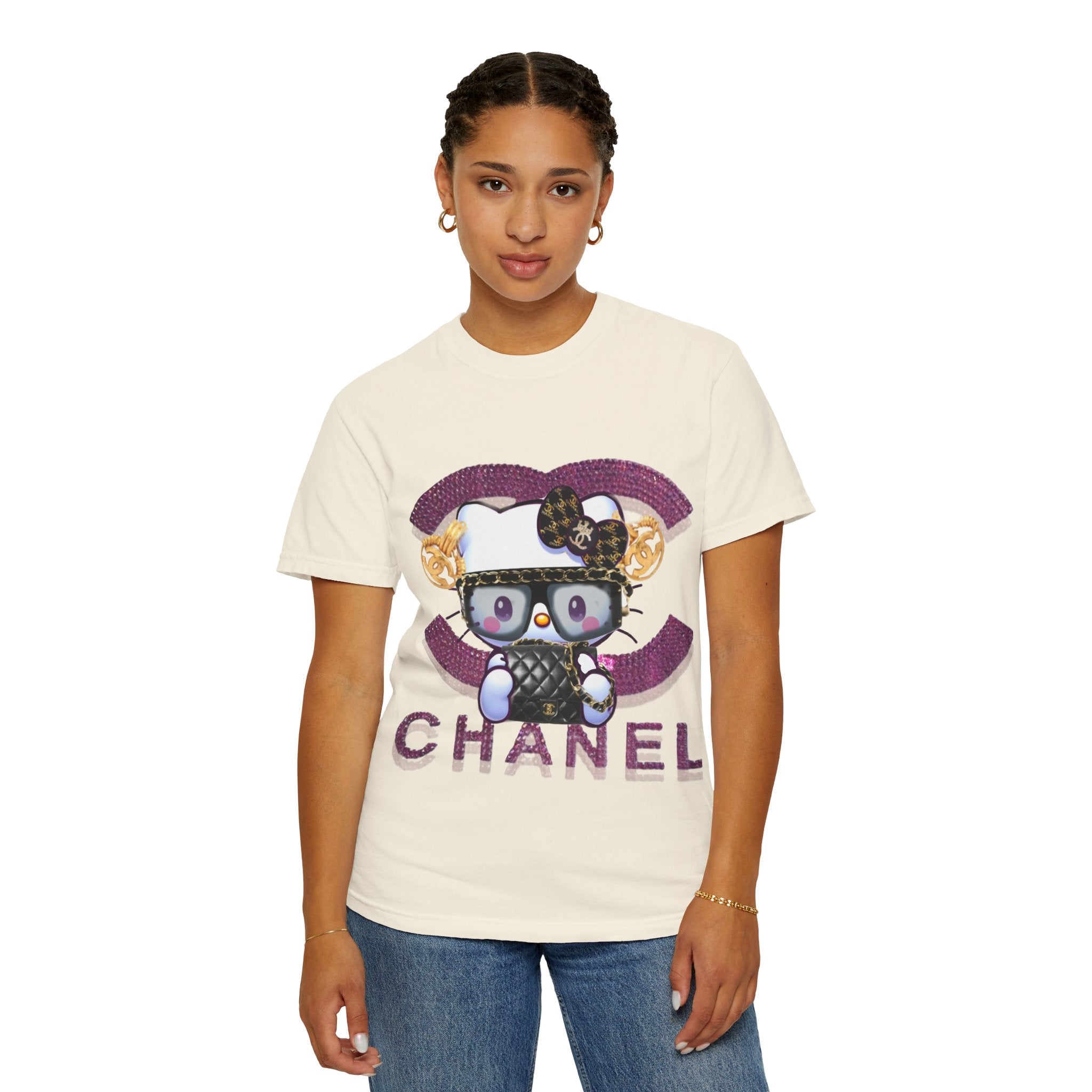 Team Diva Collection |Hello Kitty Chanel-Inspired T-Shirt