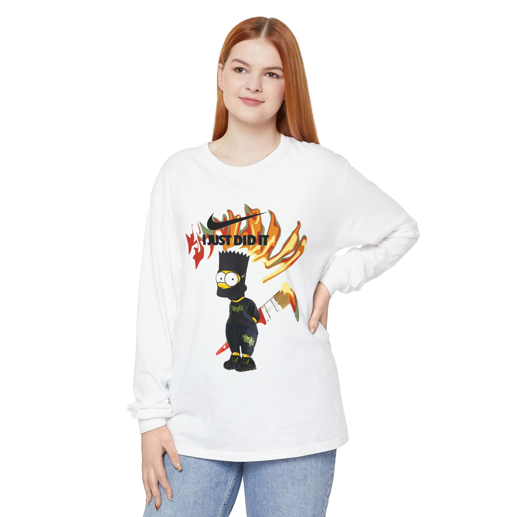 Bad Boy Collection Graphic Long Sleeve Tee — "I Just Did It" Streetwear