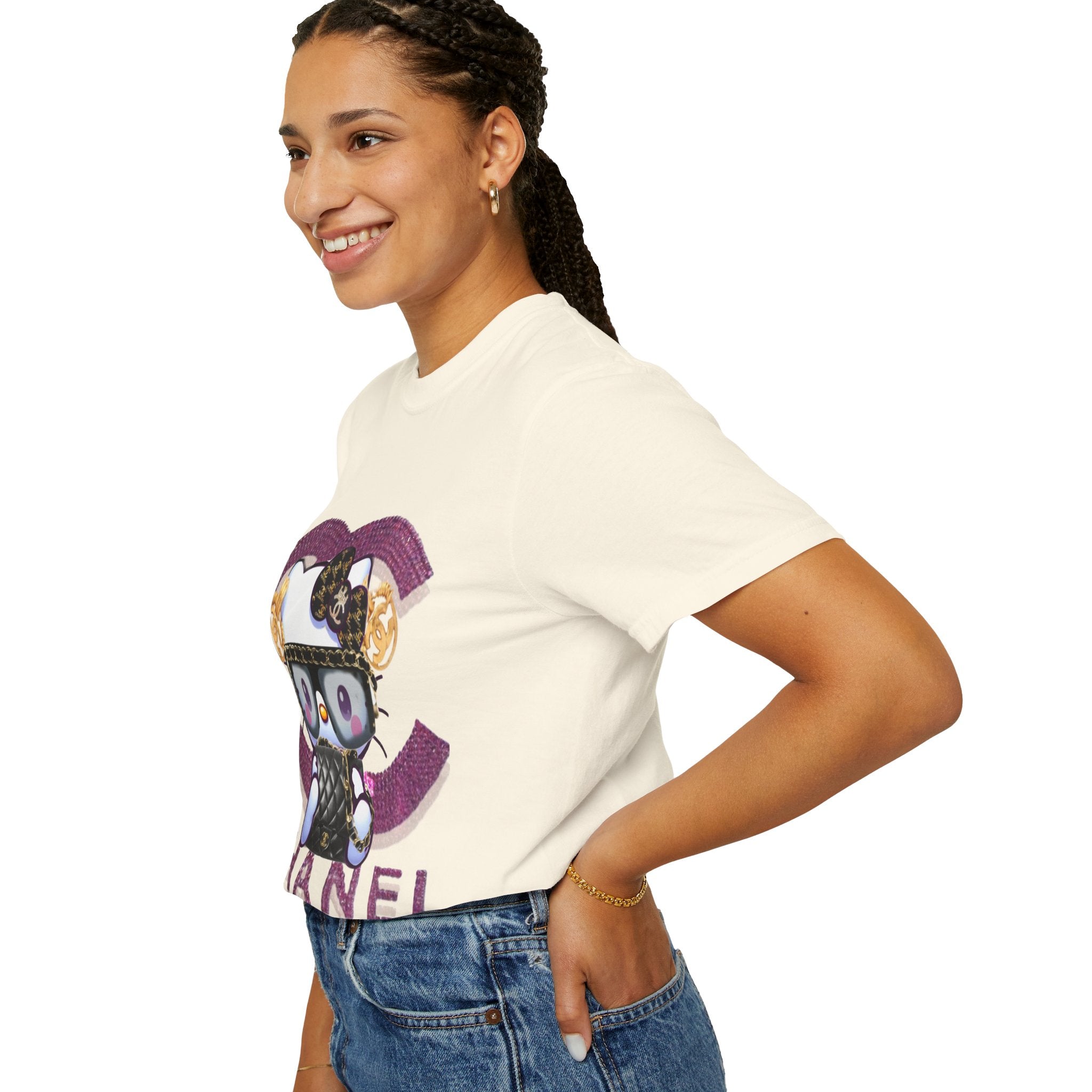 Team Diva Collection |Hello Kitty Chanel-Inspired T-Shirt