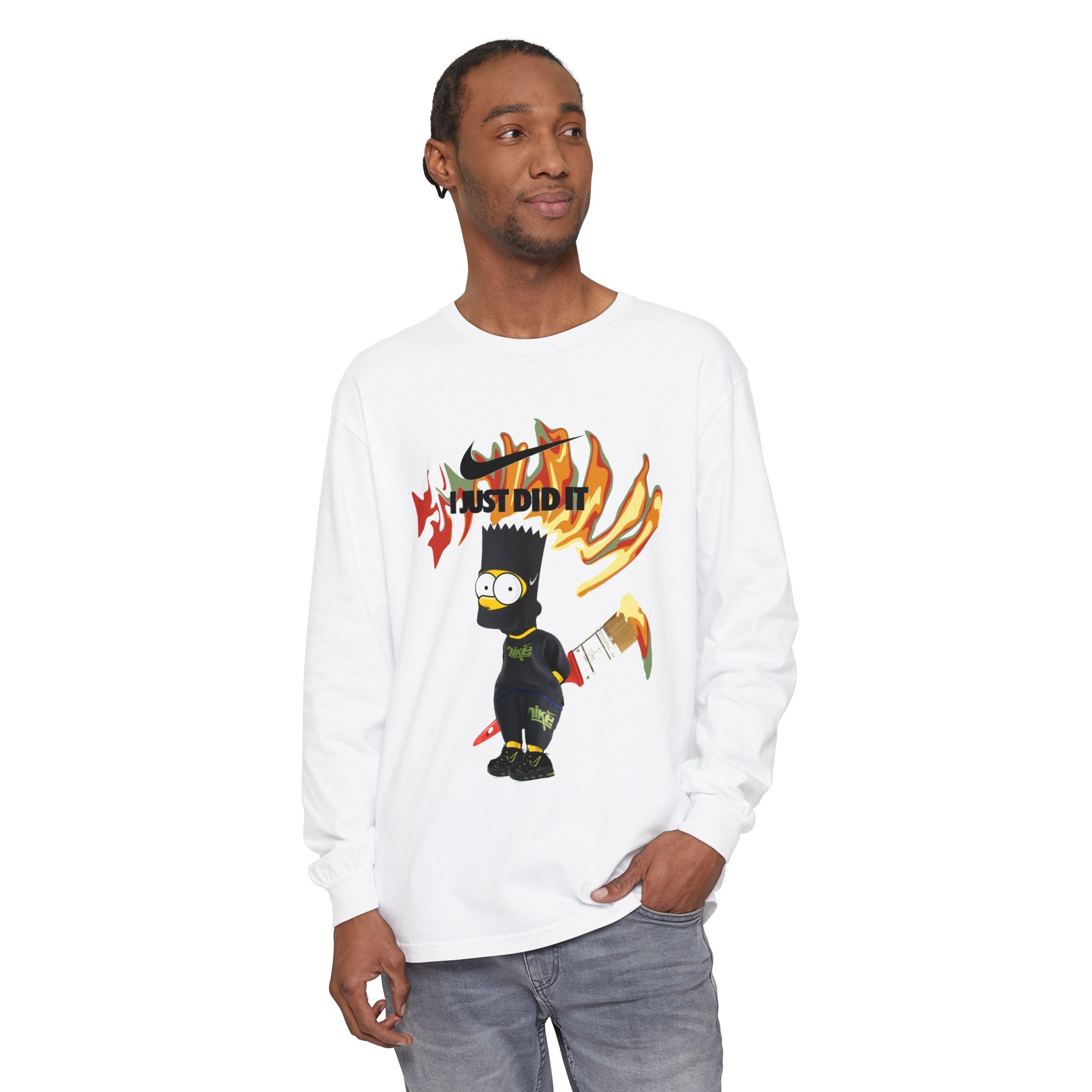 Bad Boy Collection Graphic Long Sleeve Tee — "I Just Did It" Streetwear