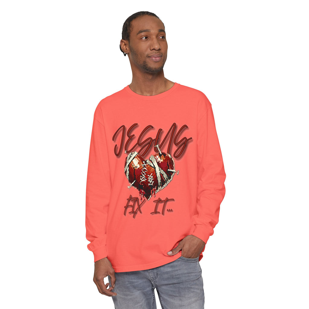 Jesus Fix It Heart Long Sleeve Tee