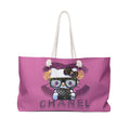 Team Diva Collection Kitty Chanel Weekender Bag — Pink Designer-Inspired Travel Tote