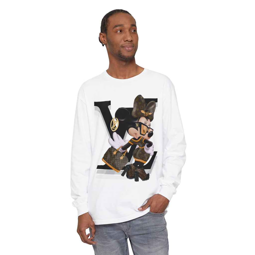 Maxi Mouse Designer Logo Long Sleeve Tee| Team Diva