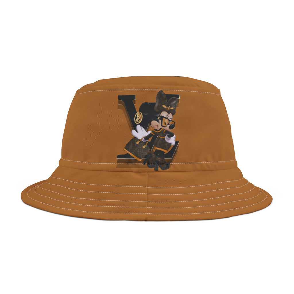 LV Maxi Mouse Bucket Hat — Team Diva Brown Bucket Hat