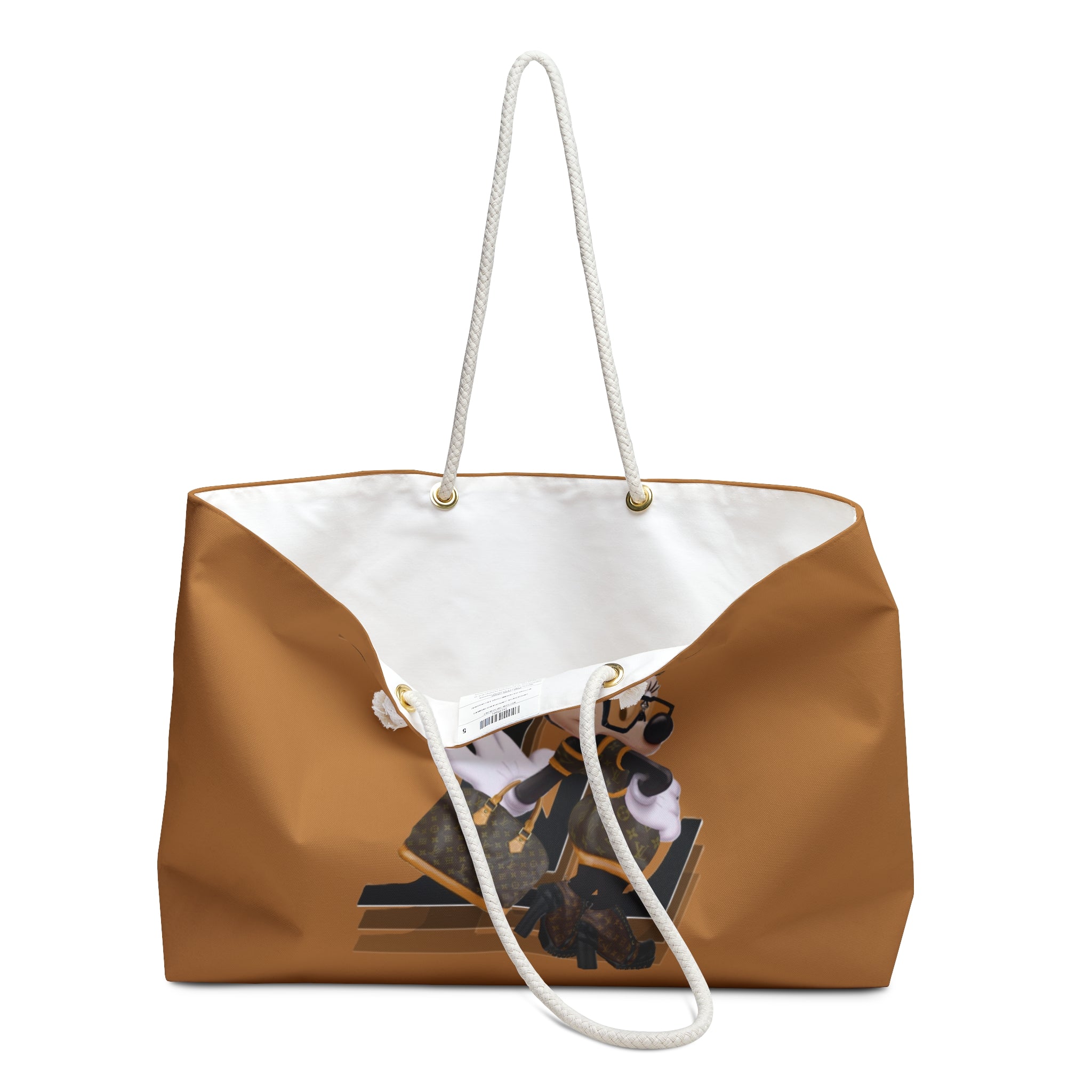 LV Maxi Mouse Weekender Bag – Brown Monogram Travel Tote