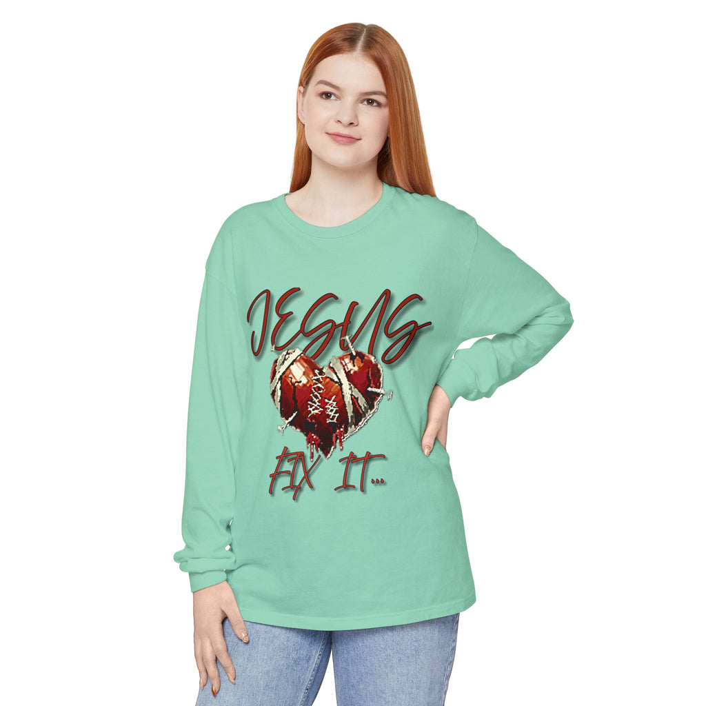 Jesus Fix It Heart Long Sleeve Tee