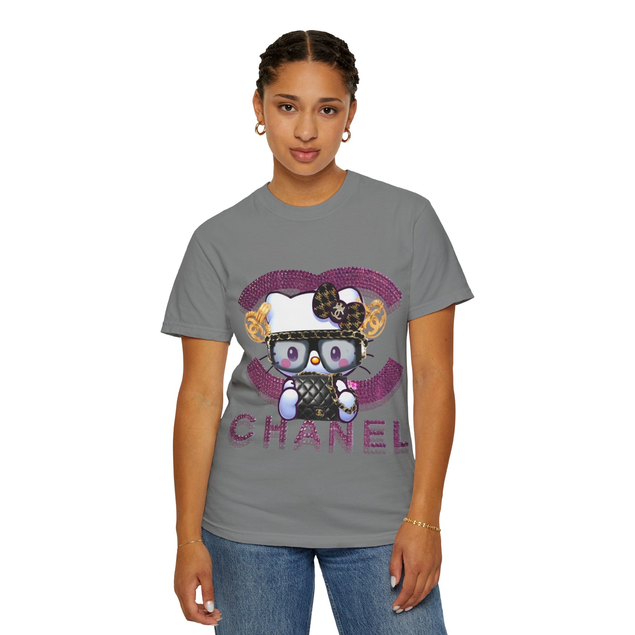 Team Diva Collection |Hello Kitty Chanel-Inspired T-Shirt