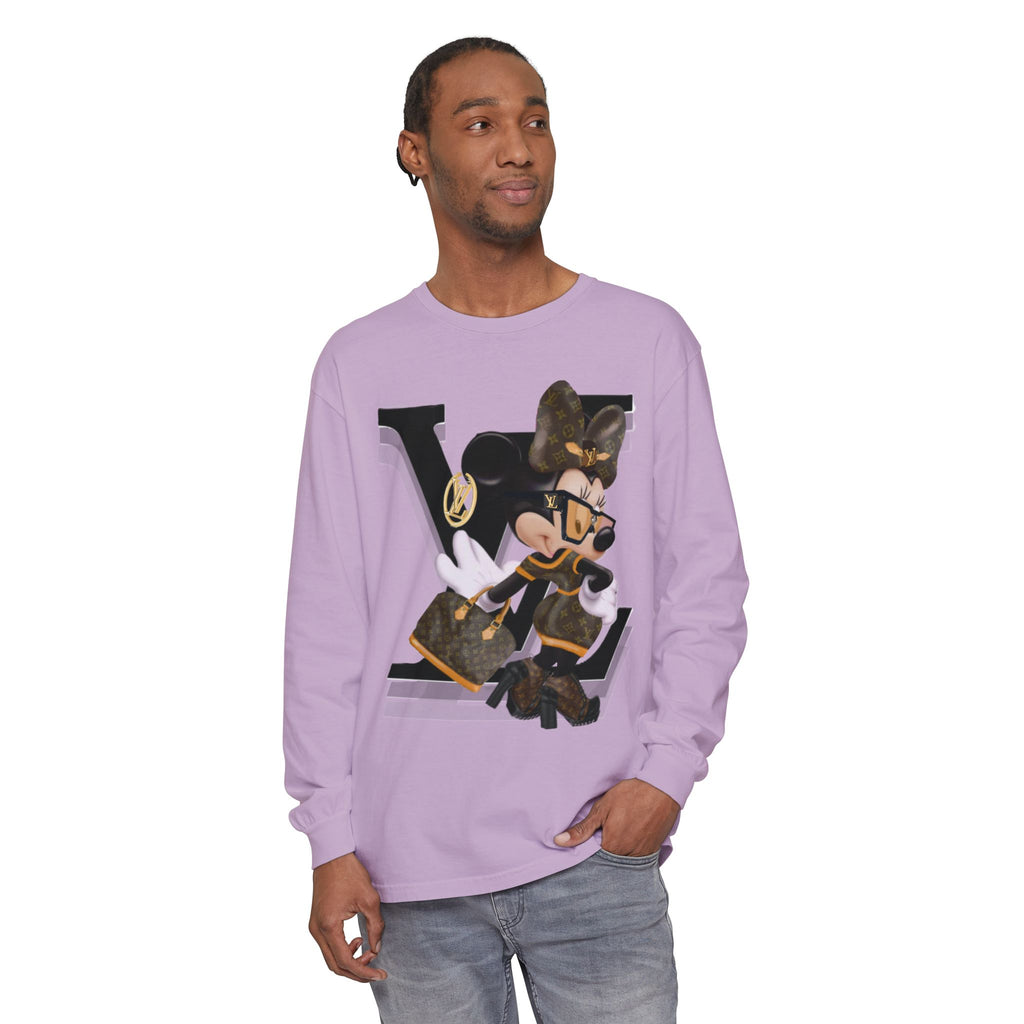 Maxi Mouse Designer Logo Long Sleeve Tee| Team Diva
