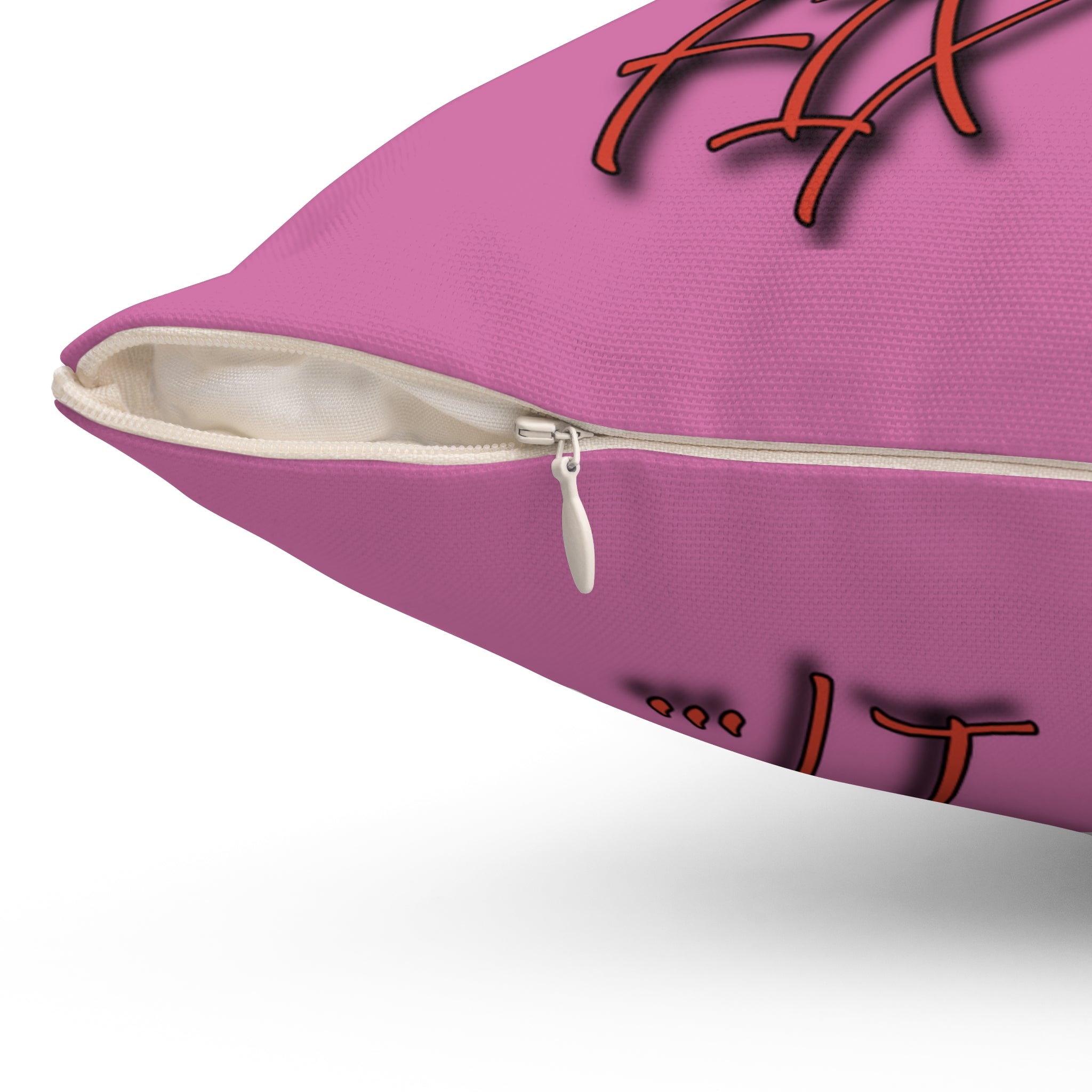 Pillow — Jesus Fix It Heart Graphic Throw Pillow (Pink)